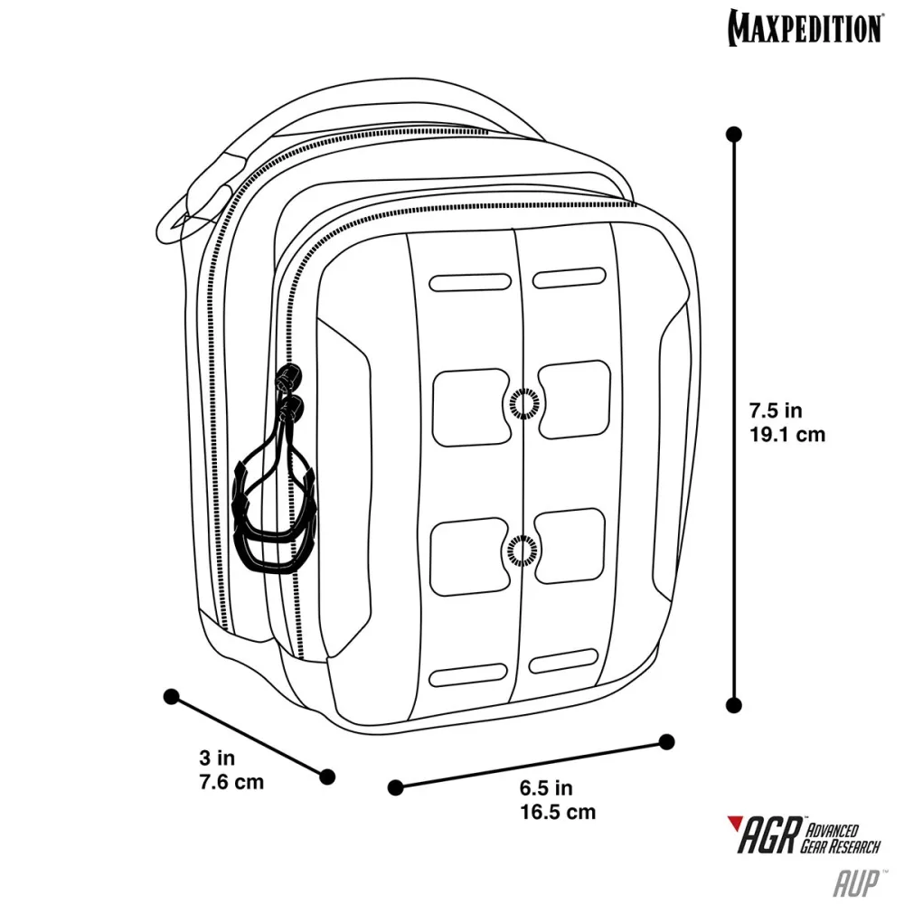 AGR AUP Accordion Utility Pouch Preto - Image 3