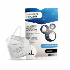 Respirador FFP2 Branca 5 Camadas Emb. Individual (50 Un)
