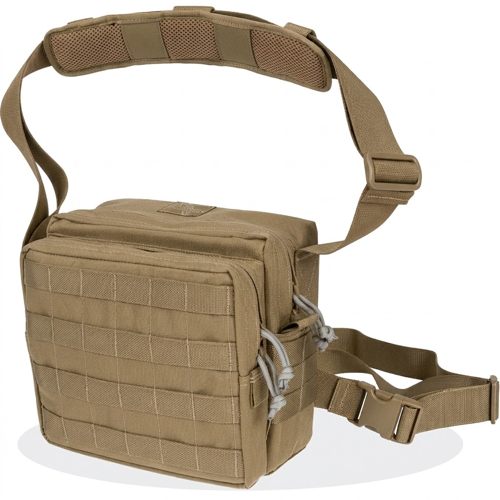 Active Shooter Bag w/ PALS Front-Khaki