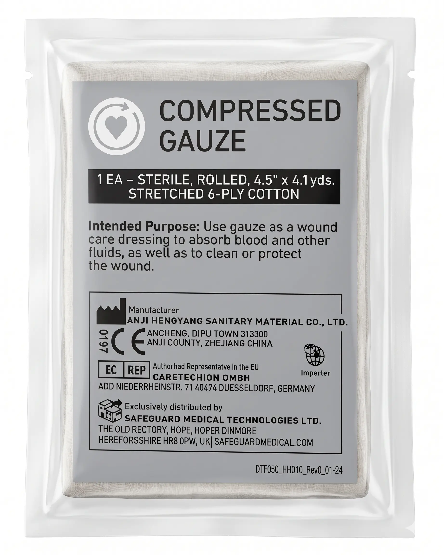 Gaze comprimida